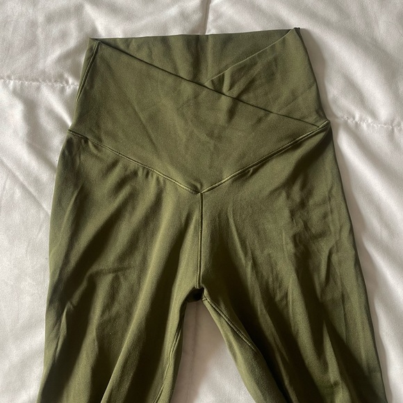 OFFLINE By Aerie Real Me High Waisted Crossover Legging - Forest Green - Picture 2 of 2